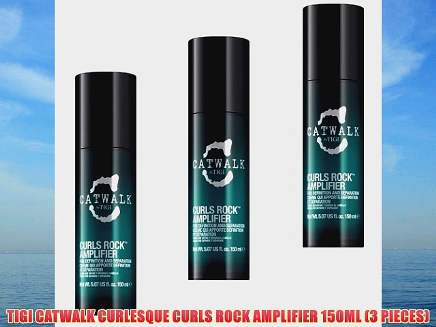 Tigi Catwalk Curlesque Curls Rock Amplifier 150ml 3 Pieces Video Dailymotion