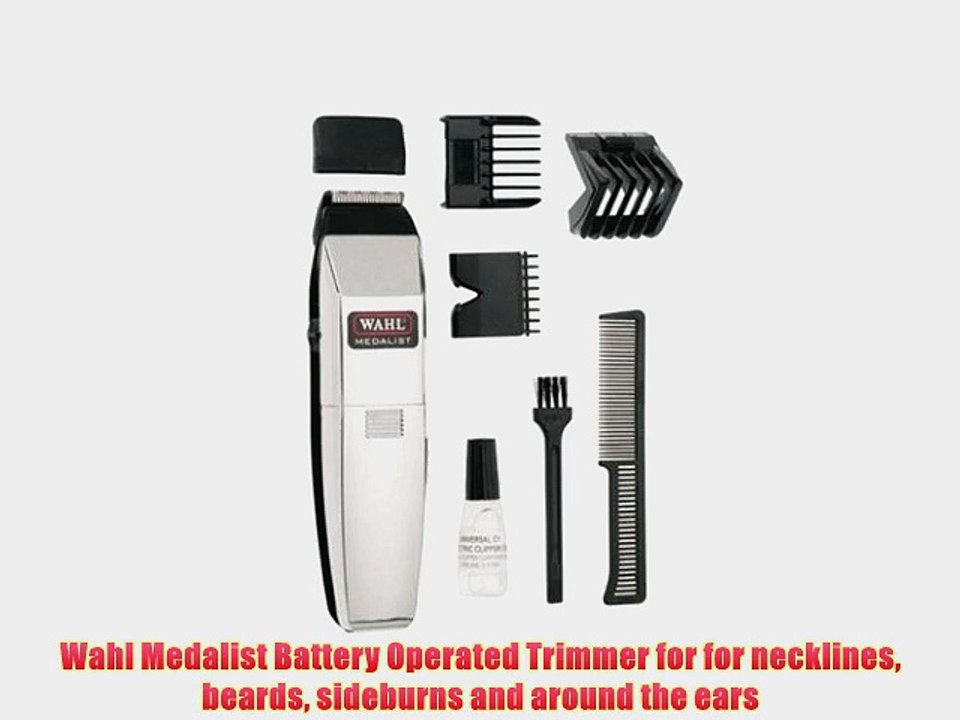 Wahl Medalist Battery Operated Trimmer for for necklines beards sideburns and around the ears