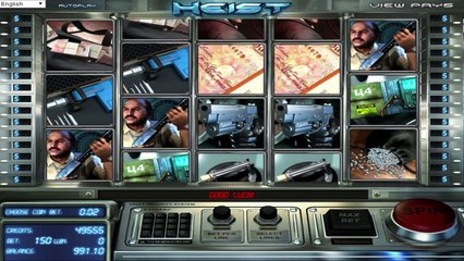 FREE Heist ™ slot machine game preview by Slotozilla.com