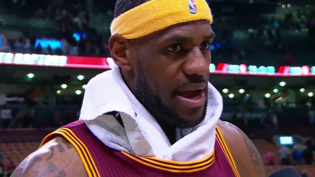 LeBron James Postgame Interview - Cavaliers vs Raptors - March 4, 2015 - NBA 2014-15 Season
