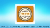 D'Addario EJ32 Folk Nylon Guitar Strings, Ball End, Silver Wound/Black Nylon Trebles Review