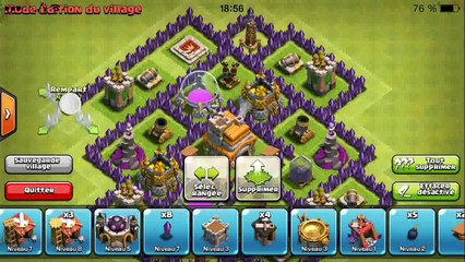 Village défensif HDV 7 Clash of Clans