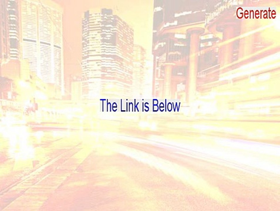 Generate Serial - Free Download (2015)