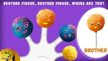 The Finger Family Cake Pop Family Nursery Rhyme - Cake Pop Finger Family Songs