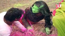 Abhi And Pragya Get Wet While Playing Holi | Kum Kum Bhagya