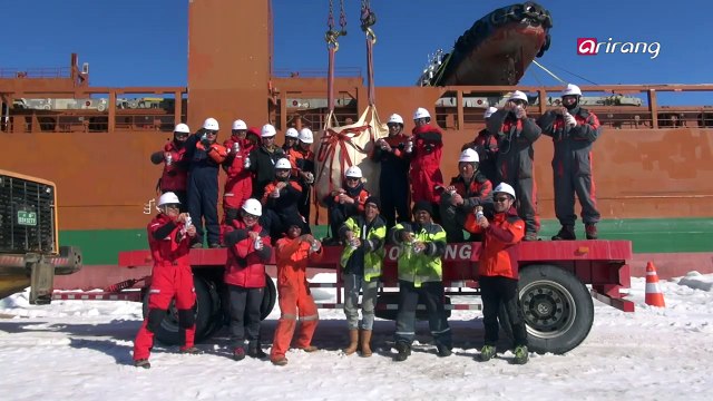 The first phase of construction of Jang Bogo Station 장보고기지 1단계 건설