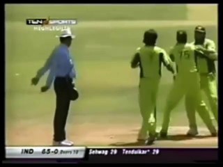 Virender Sehwag Run Out By Fantastic Throw Of Younis Khan