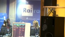 LORELLA CUCCARINI E ANGELO JAY RADIO RAI 1 INTERVISTA