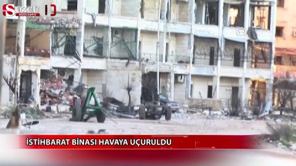 İstihbarat binası havaya uçuruldu