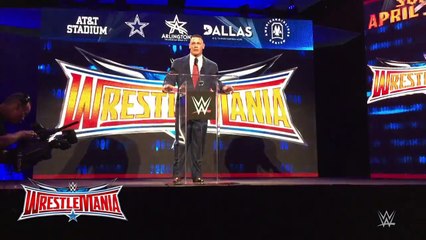 WWE - John Cena looks forward to WrestleMania 32 in 2016
