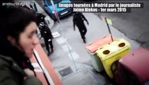 Espagne : Les images tournées par le journaliste Jaime Alekos juste avant d'être arrêté par la police