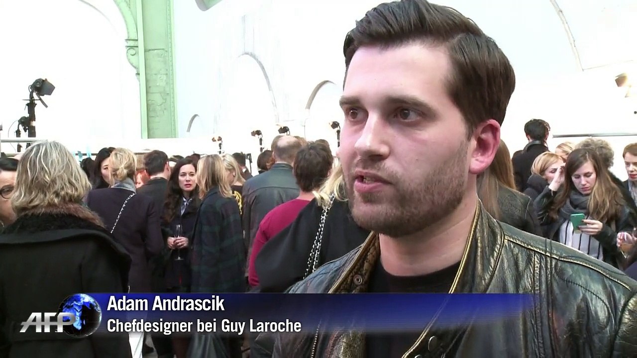 Guy laroches glamour-mode in paris