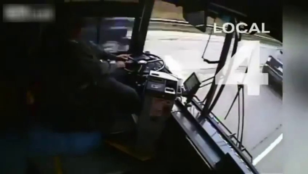 Bus Driver falls asleep at wheel and causes impressive multi crash in michigan