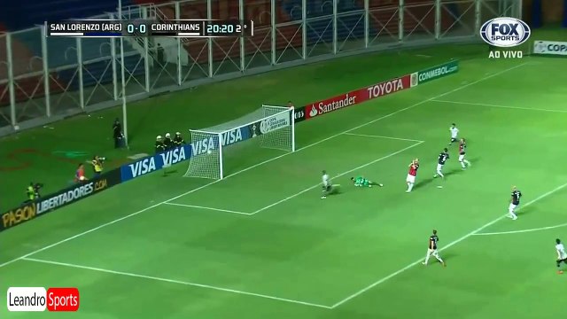 Golaço de Elias San Lorenzo 0 x 1 Corinthians Libertadores