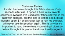 THE EVERCARE COMPANY Fabric Shaver Fuzz Remover Review