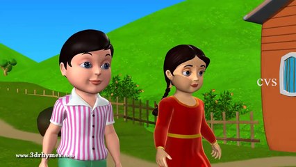 Jack and Jill went up the hill - 3D Animation English Nursery rhyme for children
