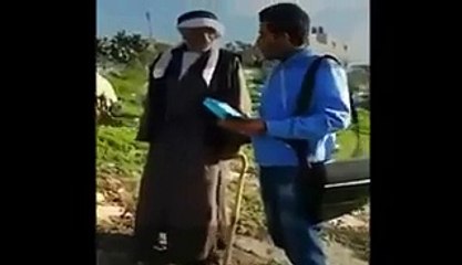 Sheep Attacks The Old Man During A Live Interview