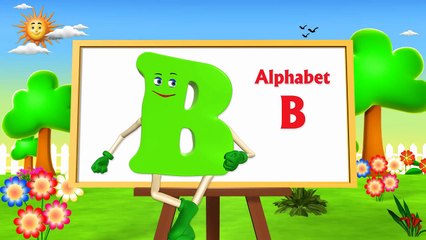 Letter B Song - 3D Animation Learning English Alphabet ABC Songs For children_2