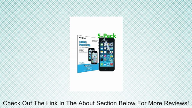 meOne 5-Pack Anti-Glare & Anti-Fingerprint (Matte) iPhone 5C Screen Protector (Ship out orders within 24 hours except on Sundays) Review