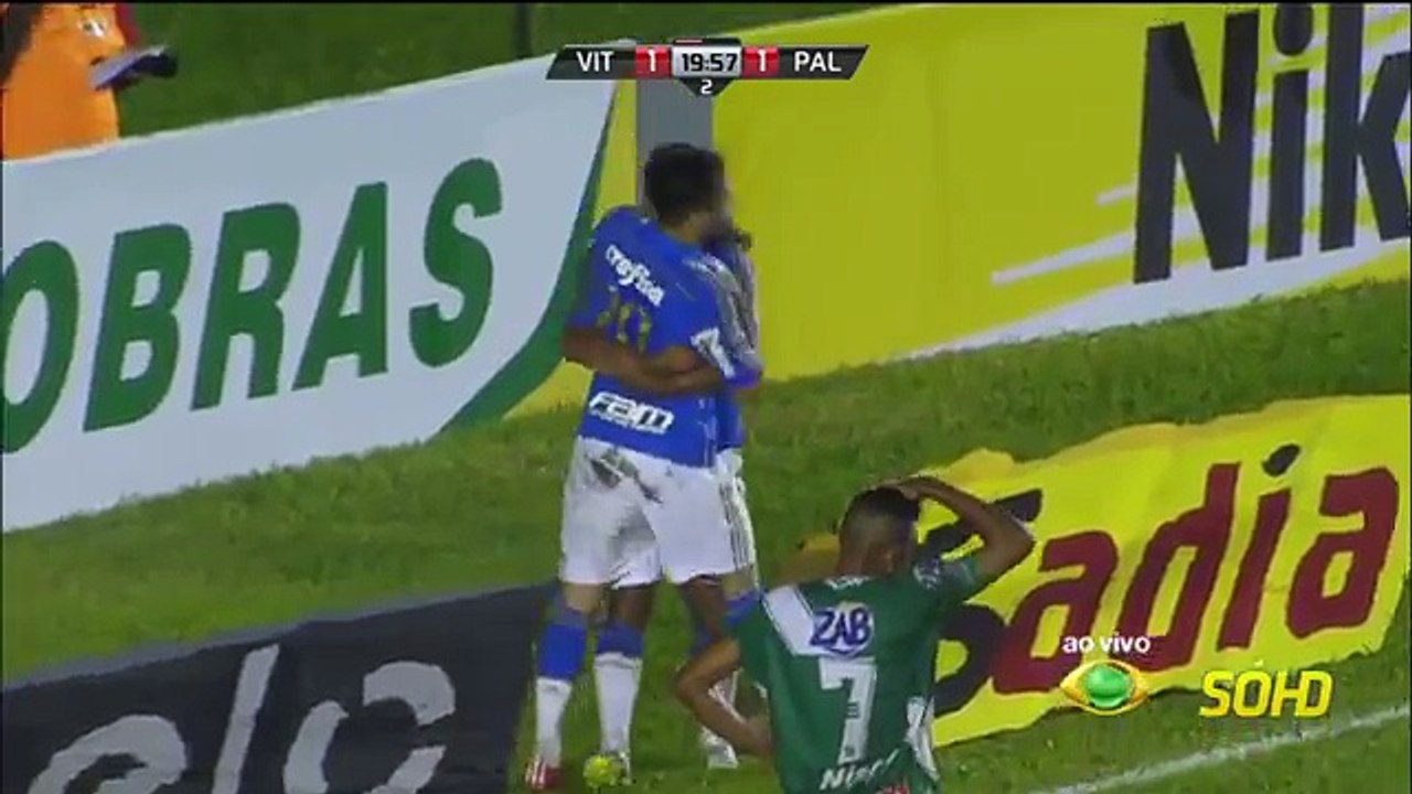 Vitória da Conquista-BA 1 x 4 Palmeiras-SP - Copa do Brasil 2015 - 04_03_2015‬ - Gols -