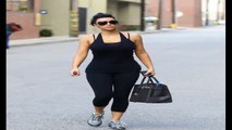 Hot Kim Kardashian Flaunts Her Curves in Gym Gear Full HD Video