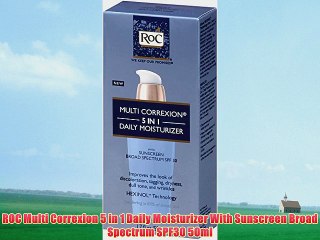 下载视频: ROC Multi Correxion 5 in 1 Daily Moisturizer With Sunscreen Broad Spectrum SPF30 50ml