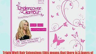 FULL HEAD of 100% Human Hair Clip-in Hair Extensions - 22 inch Deluxe Quality A Grade Remy