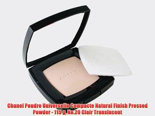 Chanel Poudre Universelle Compacte Natural Finish Pressed Powder - 115 g No.20 Clair Translucent