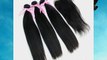 Hot Hair 5A Grade Peruvian Virgin Straight Human Hair 3 Bundles With 1 Lace Closure 4 Pieces