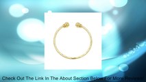 Twisted Cable Cuff Gold Plated 14k Infants Baby Bangle Bracelet Girl Child's Review