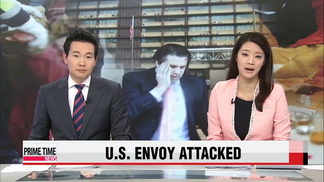 U.S. envoy attacked in central Seoul