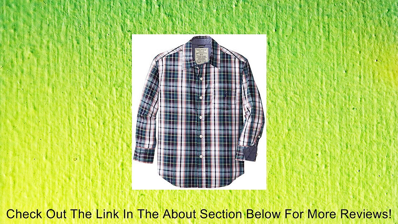 Nautica Big Boys' Long Sleeve Plaid Woven Shirt Review