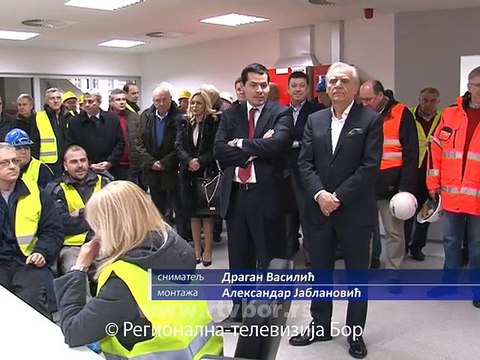 Pokrenuta nova topionička peć i metalurška linija u RTB-u Bor, 05. mart 2015. (RTV Bor)