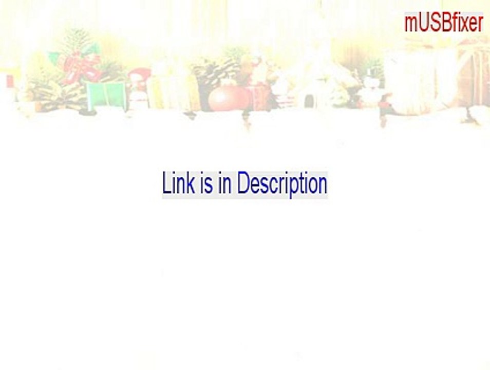 mUSBfixer Full [Download Now]