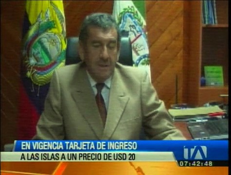 Entró en vigencia el nuevo valor de la tarjeta de ingreso a las Islas Galápagos