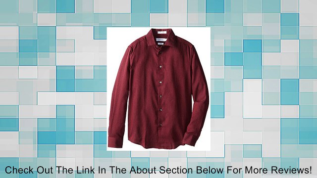 Calvin Klein Big Boys' Long-Sleeve Micro Dot Shirt Review