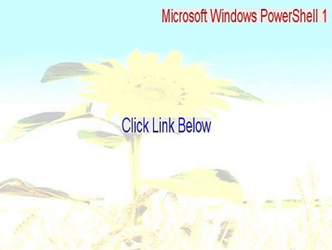Microsoft Windows PowerShell 1.0 for Windows XP Download Free - Download Now