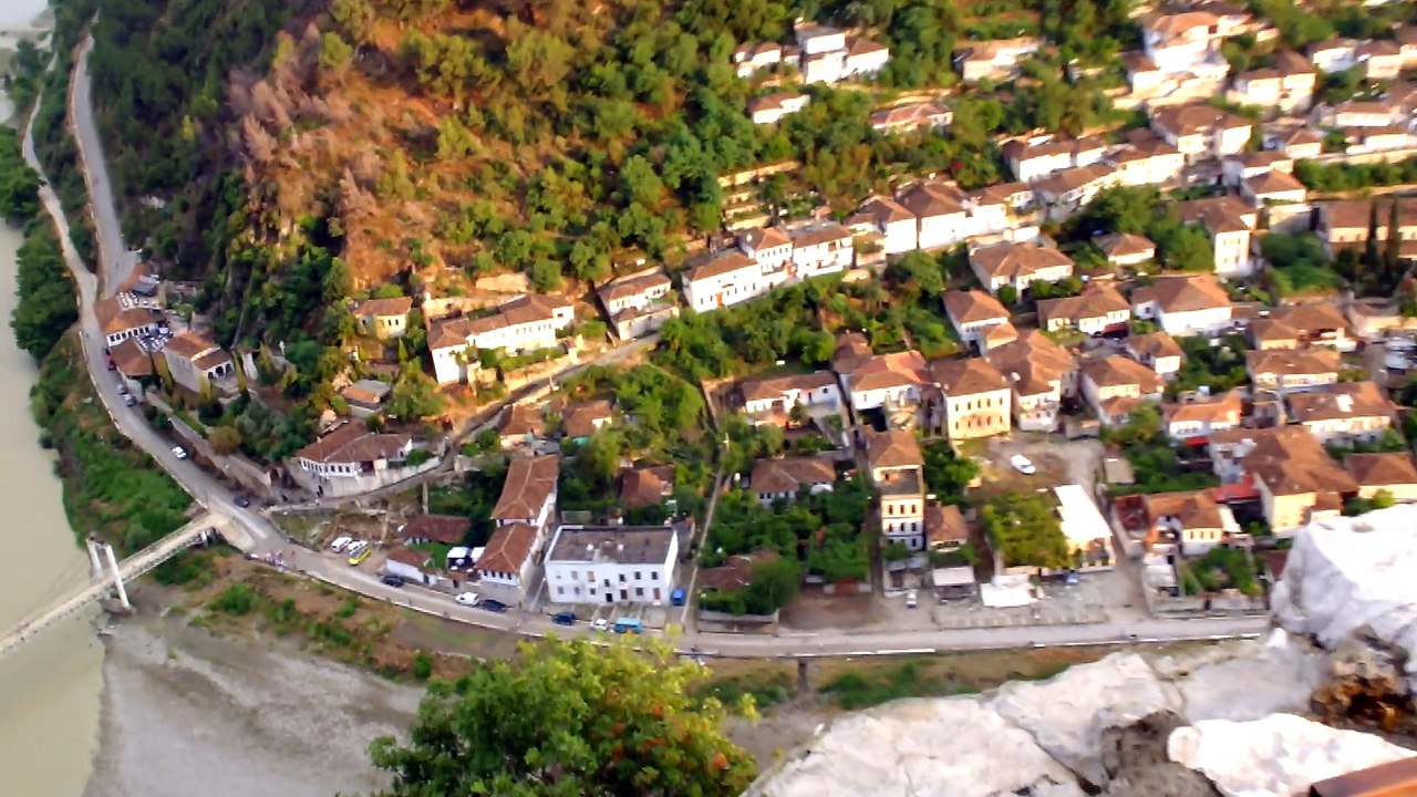 Vue de la citadelle de Berat