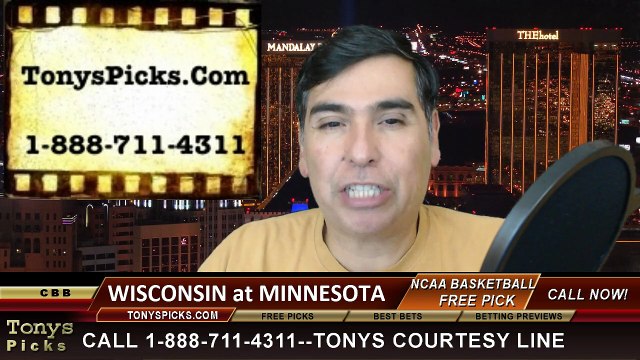 Minnesota Golden Gophers vs. Wisconsin Badgers Free Pick Prediction NCAA College Basketball Odds Preview 3-5-2015