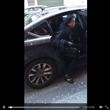 Robert Pattinson and FKA Twigs arrive at Casino de Paris. 04.03.2015