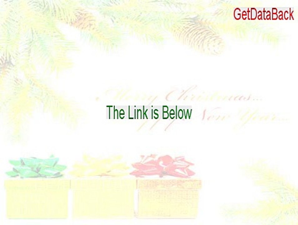 GetDataBack Download Free [Instant Download 2015]