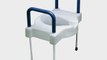 Tall-Ette Extra Wide Elevated Toilet Seat with Steel Legs
