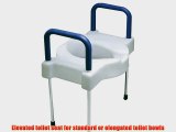 Tall-Ette Extra Wide Elevated Toilet Seat with Steel Legs