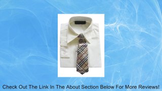 Classykidzshop Ivory Long Sleeve Dress Shirt with Long Tie (Size 2T - 20) Review