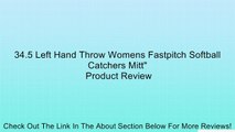 34.5 Left Hand Throw Womens Fastpitch Softball Catchers Mitt