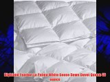 Highland Feather Manufacturing 40-Ounce La Palma Goose Down Duvet Queen White