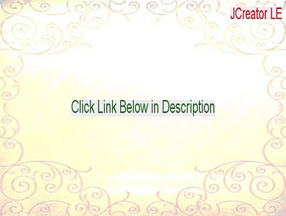 JCreator LE Key Gen [Download Now 2015]