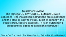 Iomega 32885 CD-RW 52x32x52x USB 2.0 External Drive Review