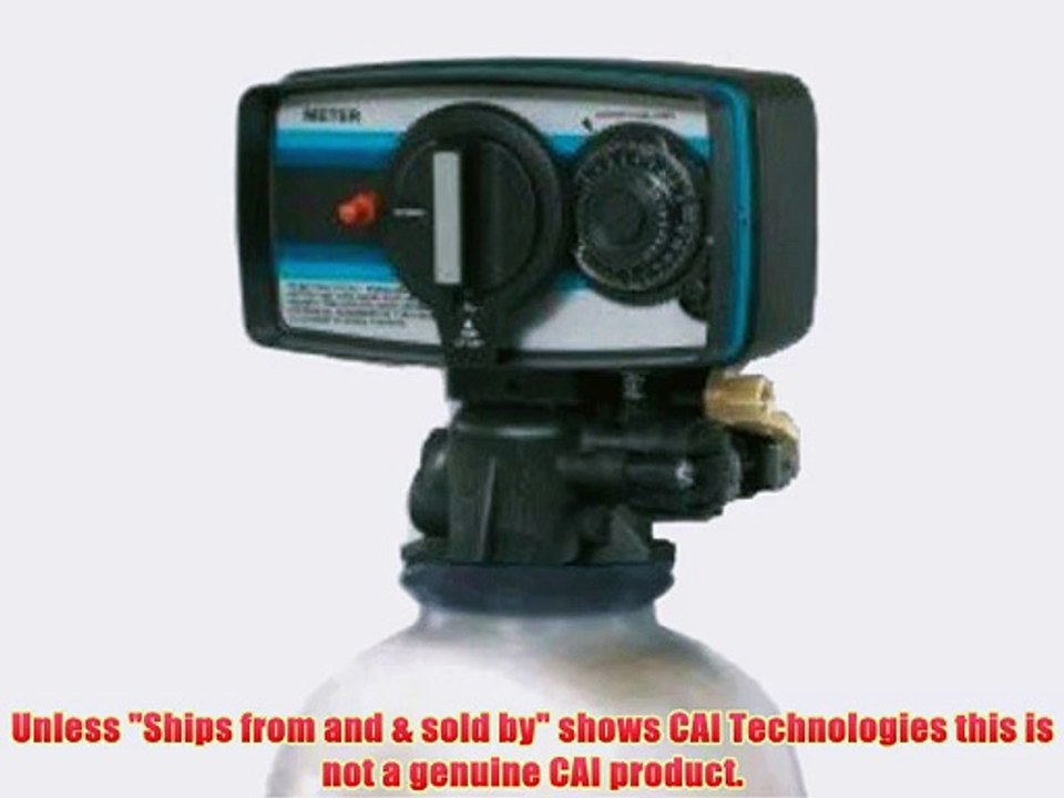 Metered water softener with 3/4 Fleck 5600 Econominder control 64000 grain capacity with by-pass