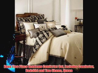 Rose Tree Place Vendome Comforter Set Includes Comforter Bedskirt and Two Shams Queen